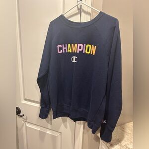 Women’s Champion Crewneck Logo Large